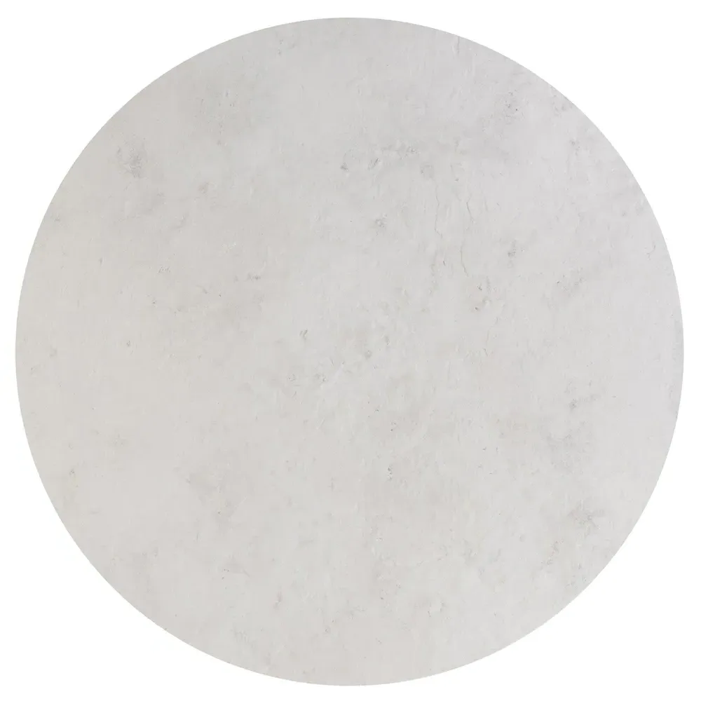 Emilia Round Outdoor Dining Table - Off White, Concrete