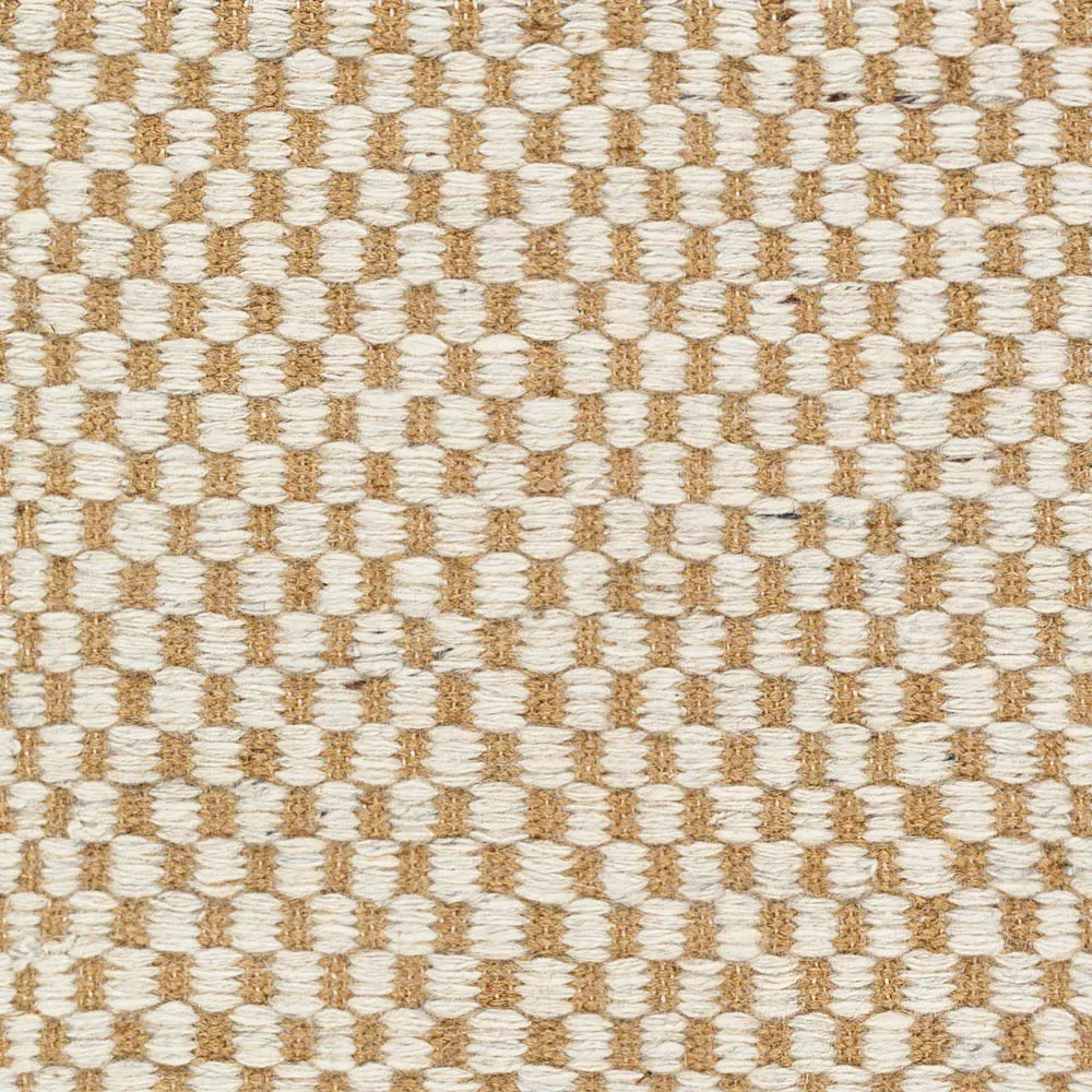 Emilia Sample Patterned Rug - Beige, Jute