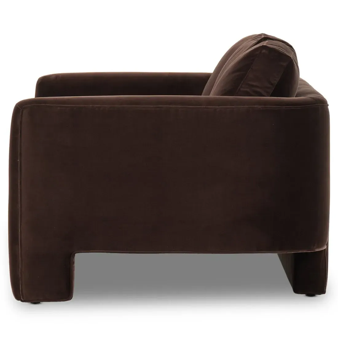 Emiliano Sofa - Brown, Velvet