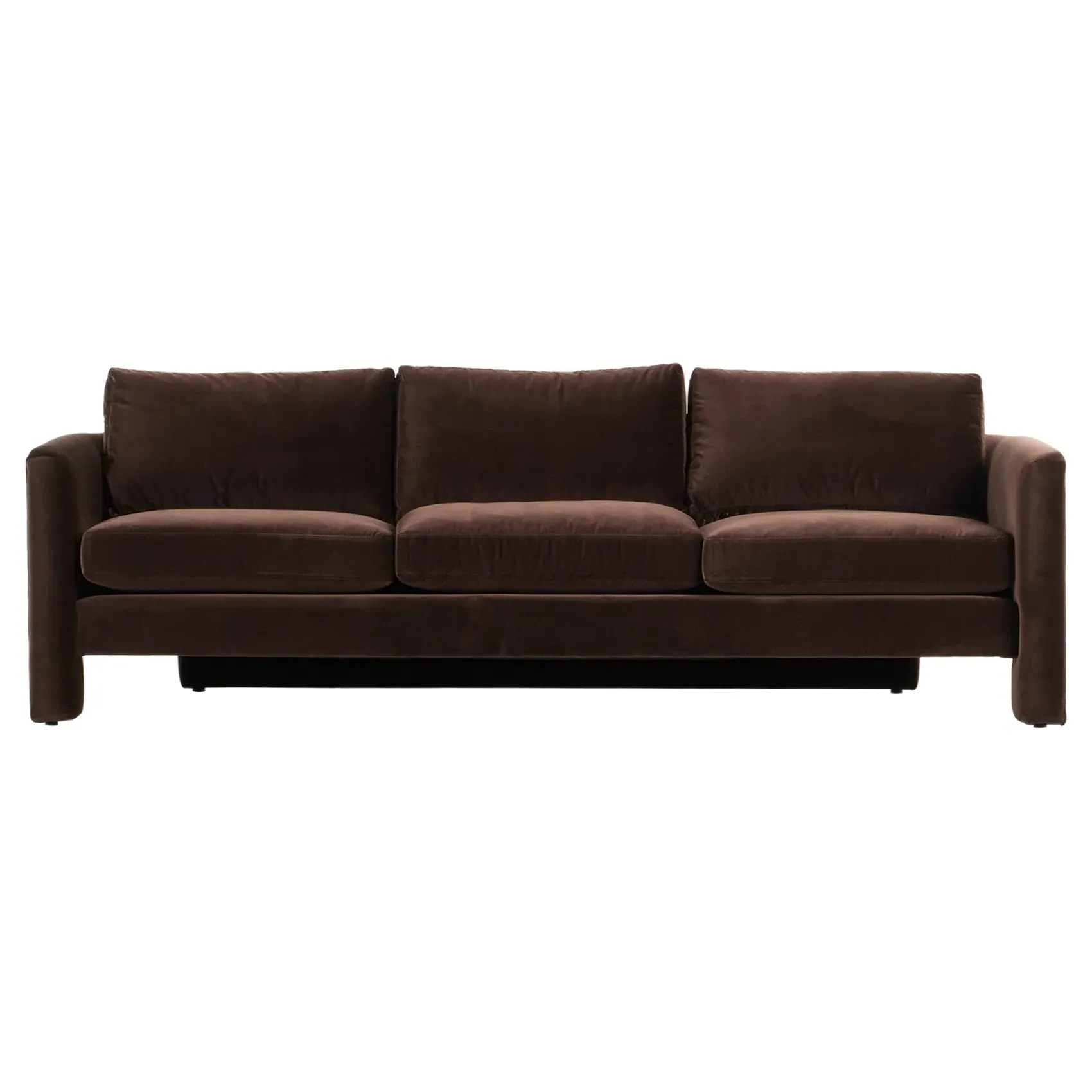 Emiliano Sofa - Brown, Velvet image