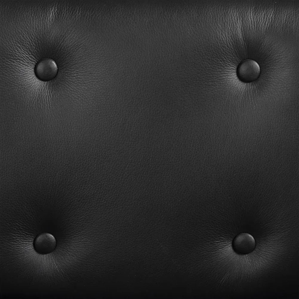 Emilien Dining Arm Chair - Black, Leather