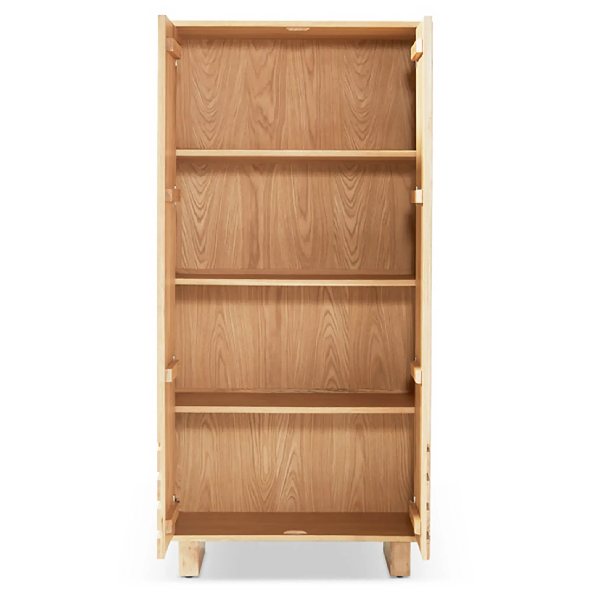 Emma 2 Door Armoire - Brown, Oak Wood