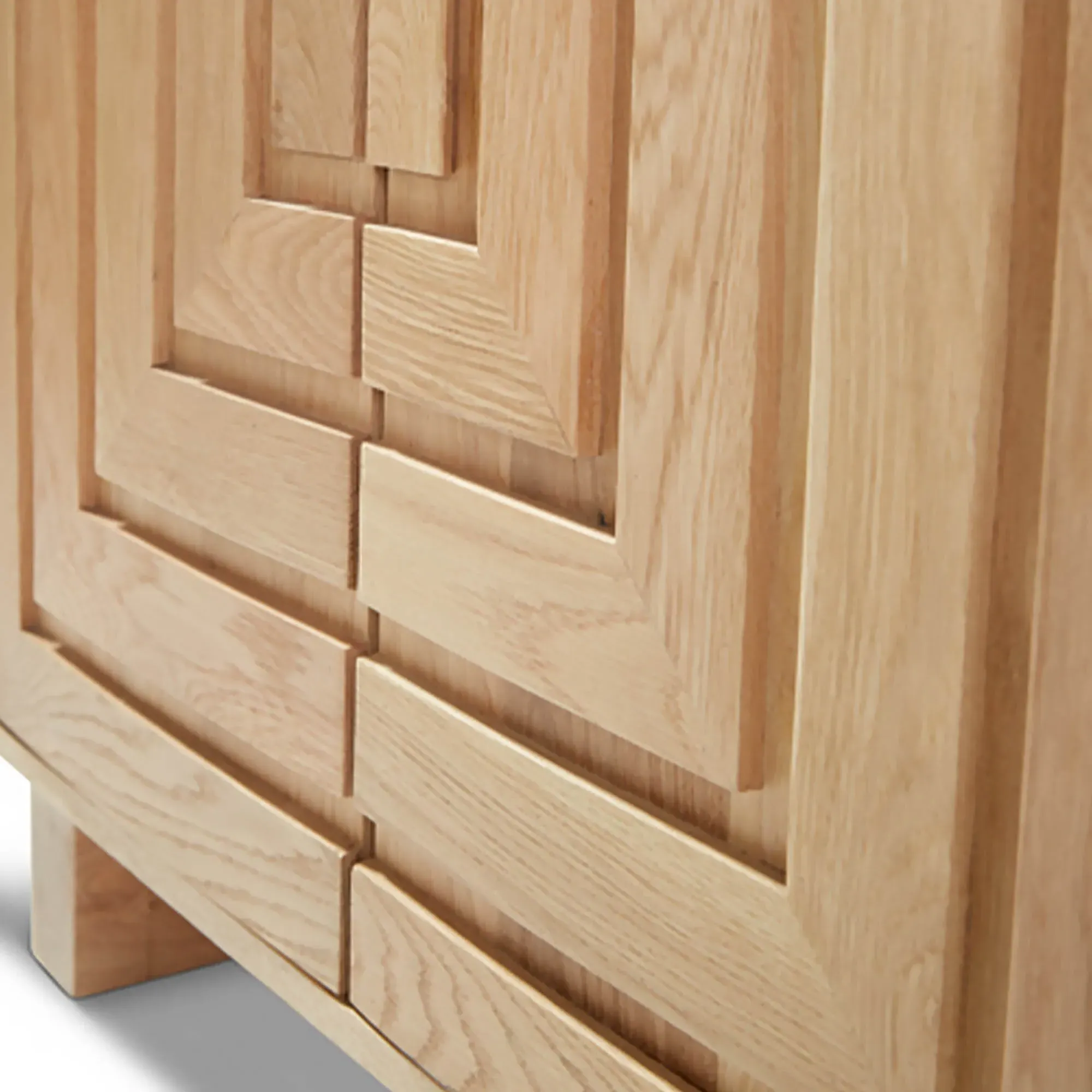 Emma 2 Door Armoire - Brown, Oak Wood