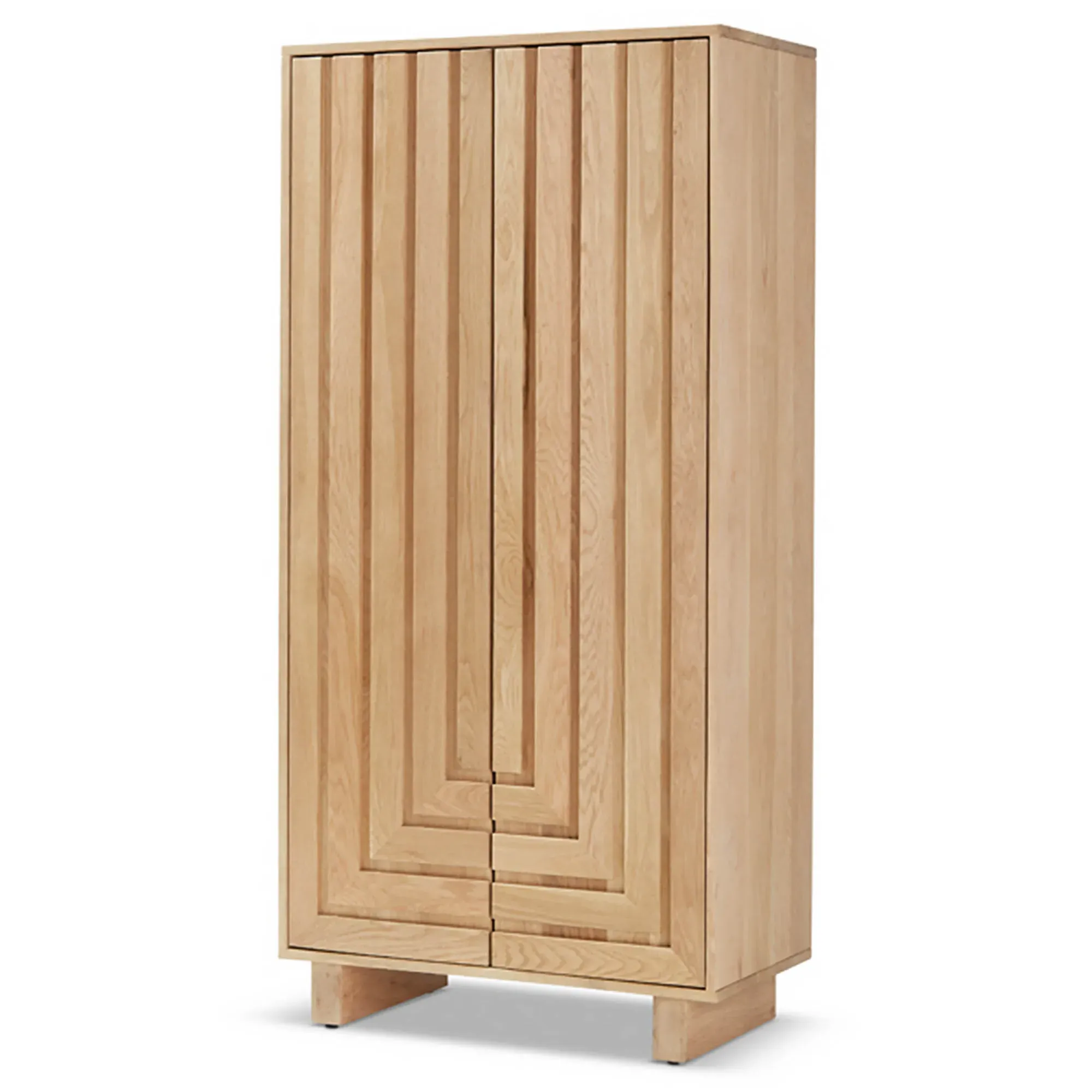 Emma 2 Door Armoire - Brown, Oak Wood image