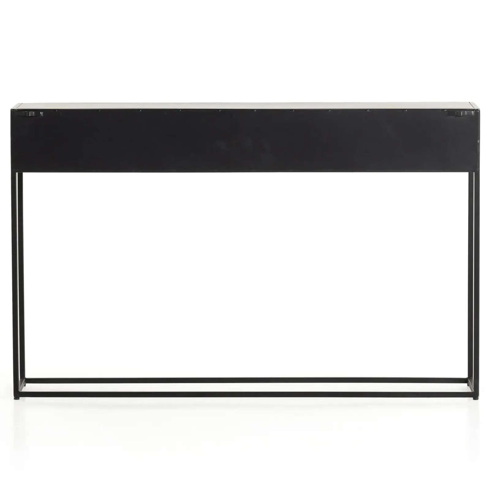 Emma 3 Drawer Console Table - Black, Iron