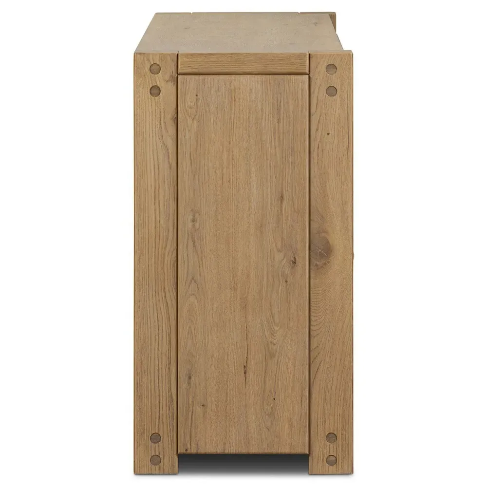 Emmer 8 Drawer Double Dresser - Brown, Oak