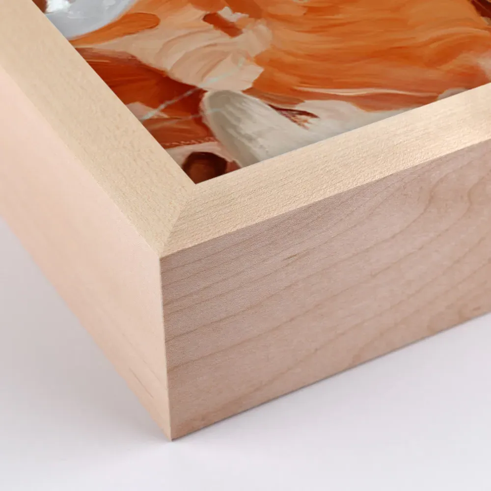 Emmett 30x40 Painting - Natural Frame, Maplewood