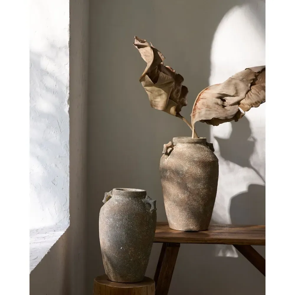 Emmett Ceramic Planter - Brown