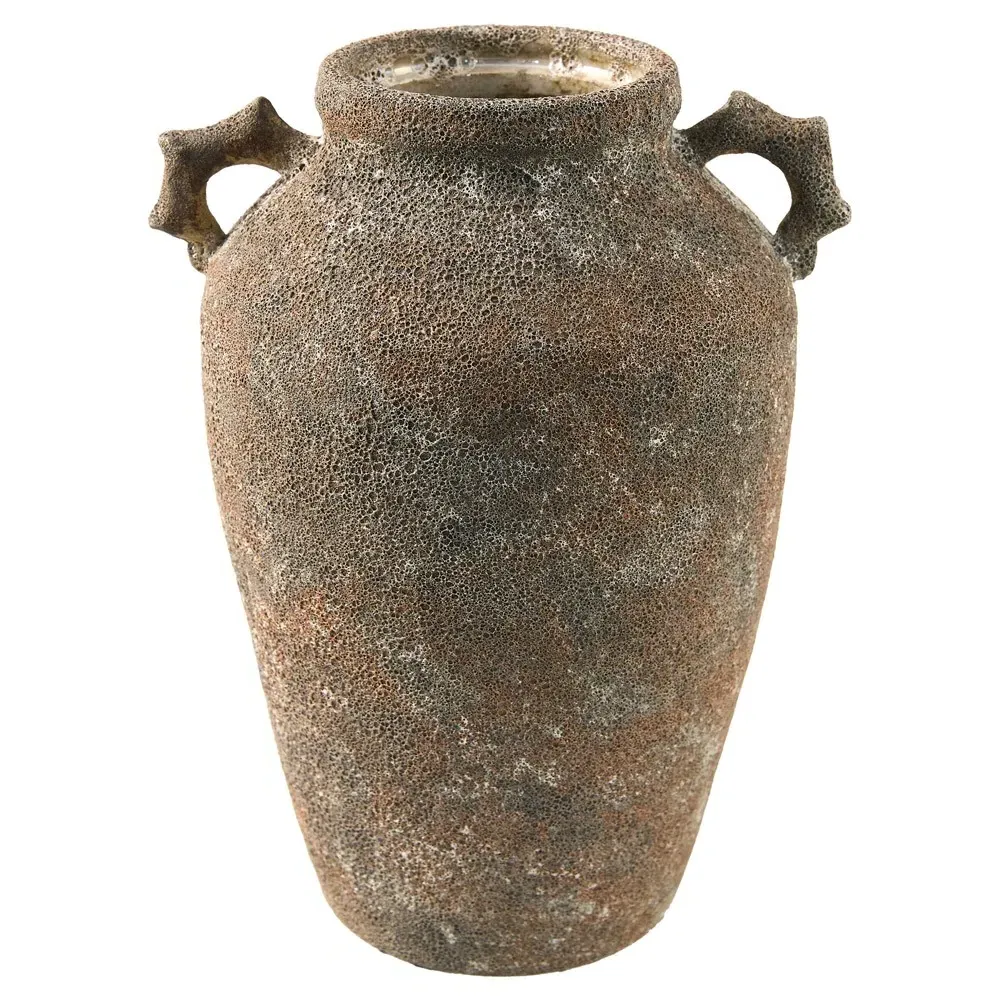 Emmett Ceramic Planter - Brown