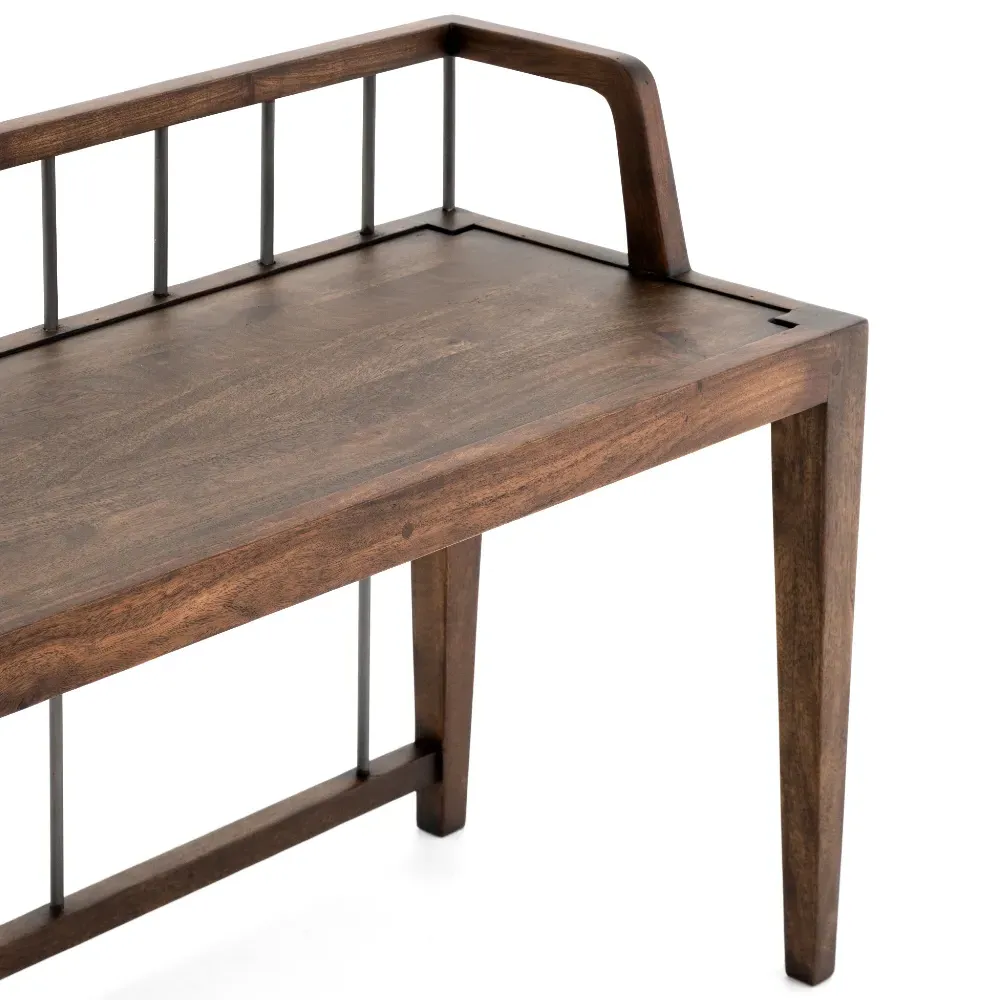 Enola Bench - Brown, Mango Wood