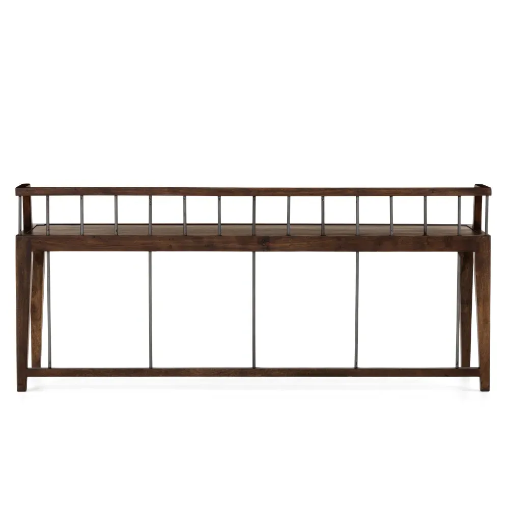 Enola Bench - Brown, Mango Wood