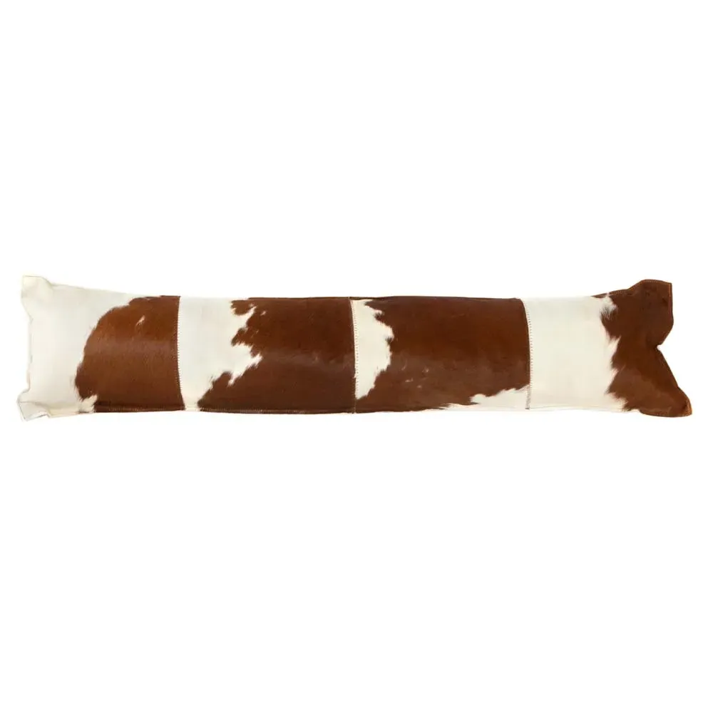 Erielle Lumbar Pillow - Brown, Fur Hide image