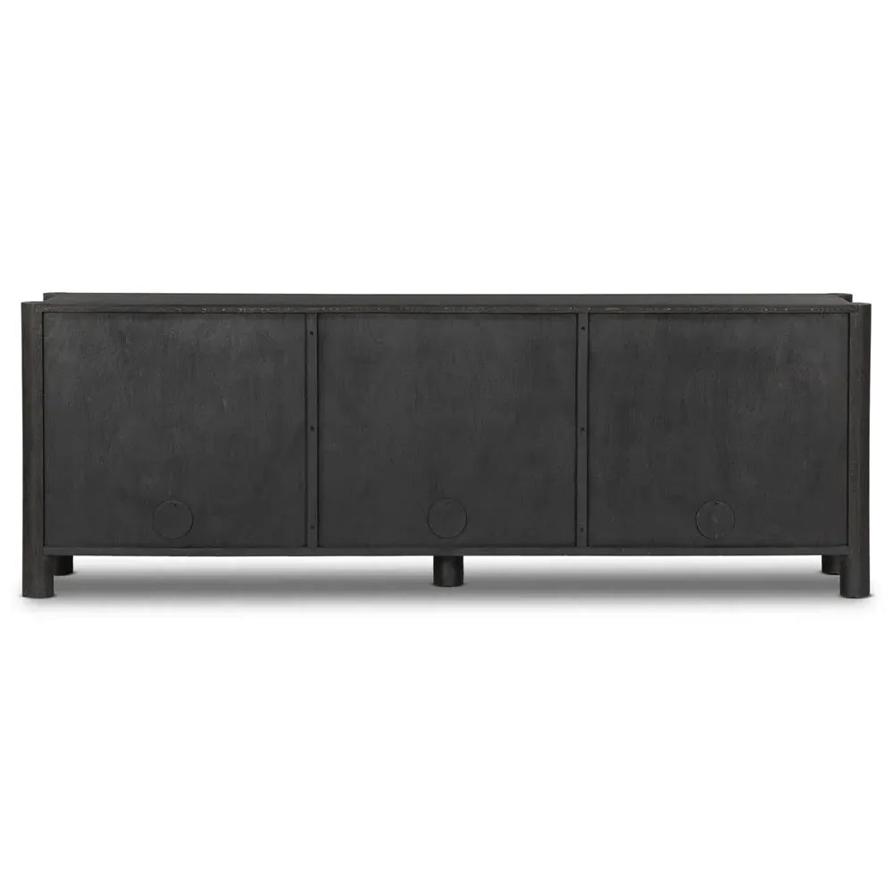 Erin Media Console - Black, Oak