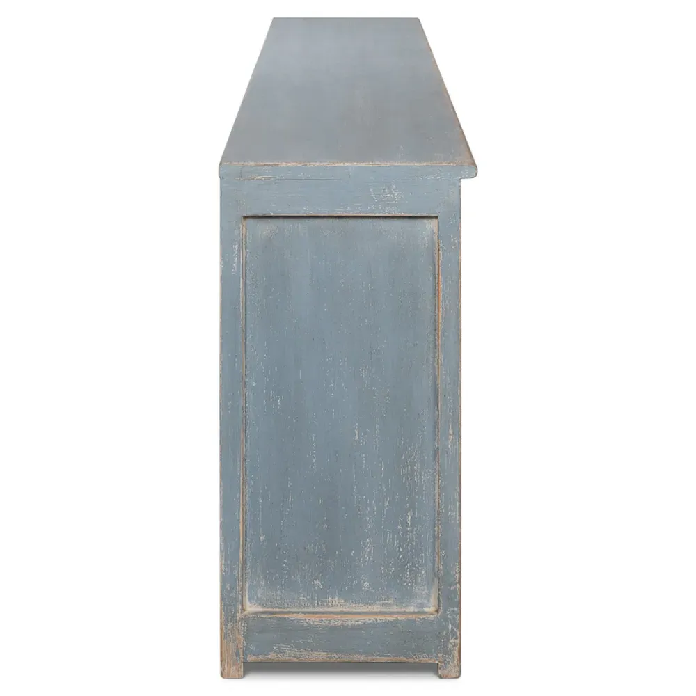 Errol Sideboard - Distressed Blue, Reclaimed Pine
