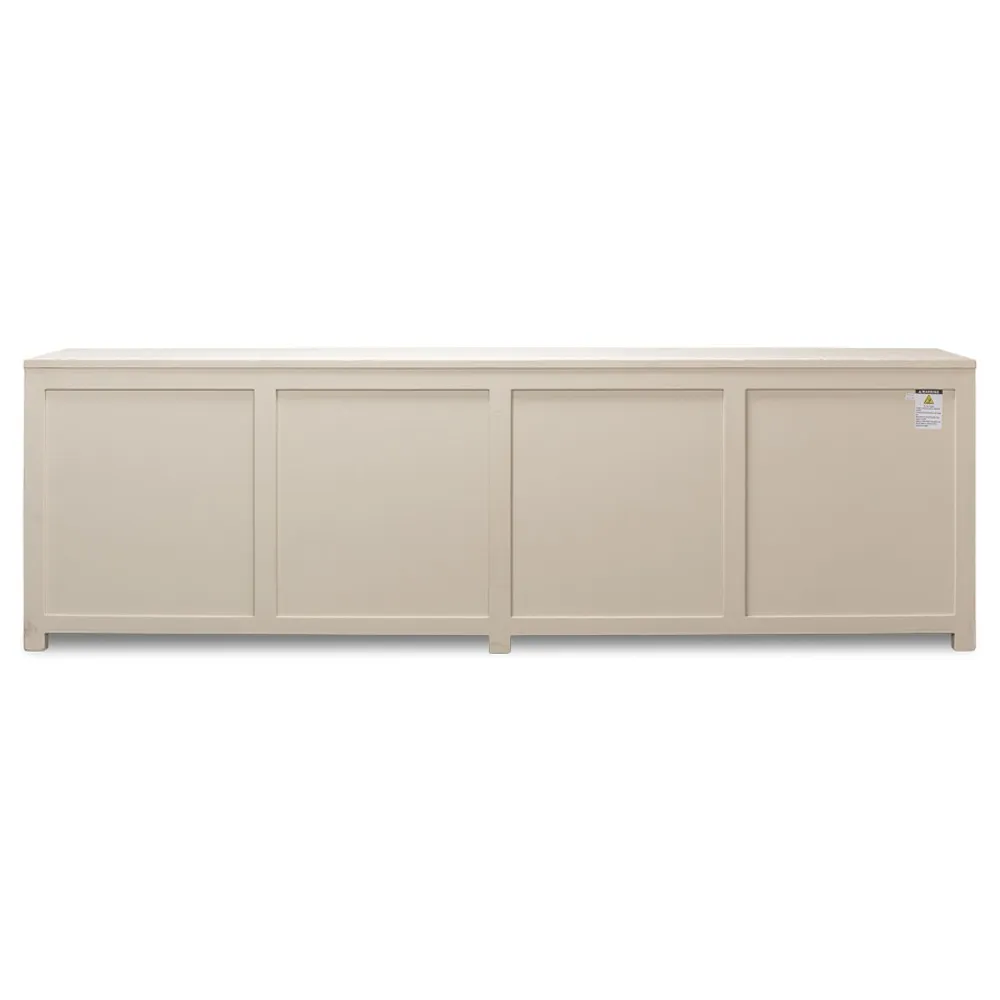 Errol Sideboard - Distressed White, Pine Wood