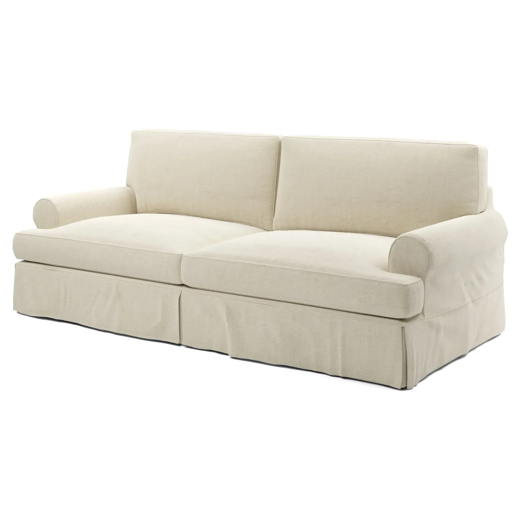 Erving 3-Seater Sofa with Slipcover - Sea Salt