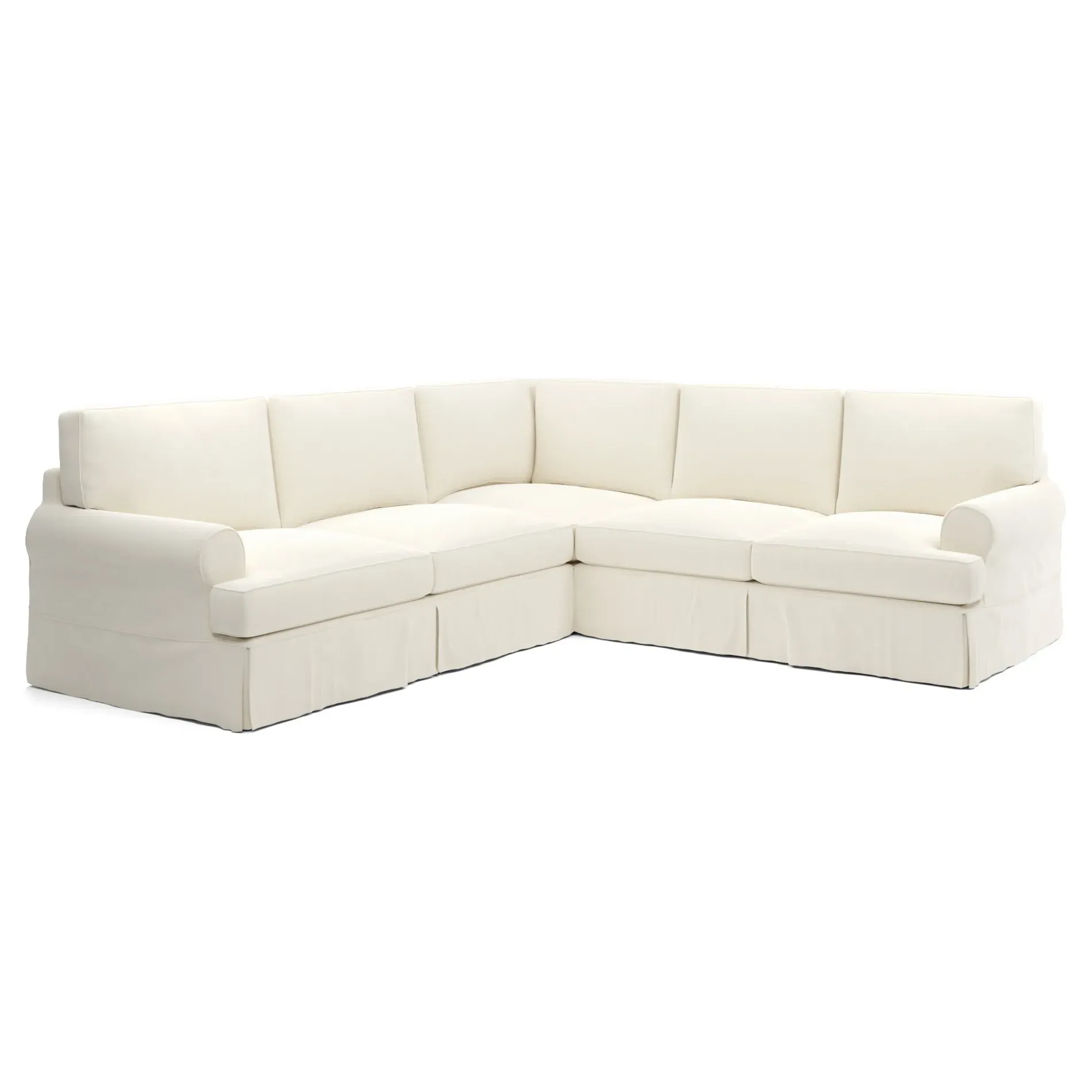 Erving Corner Sectional Sofa - Marshmallow