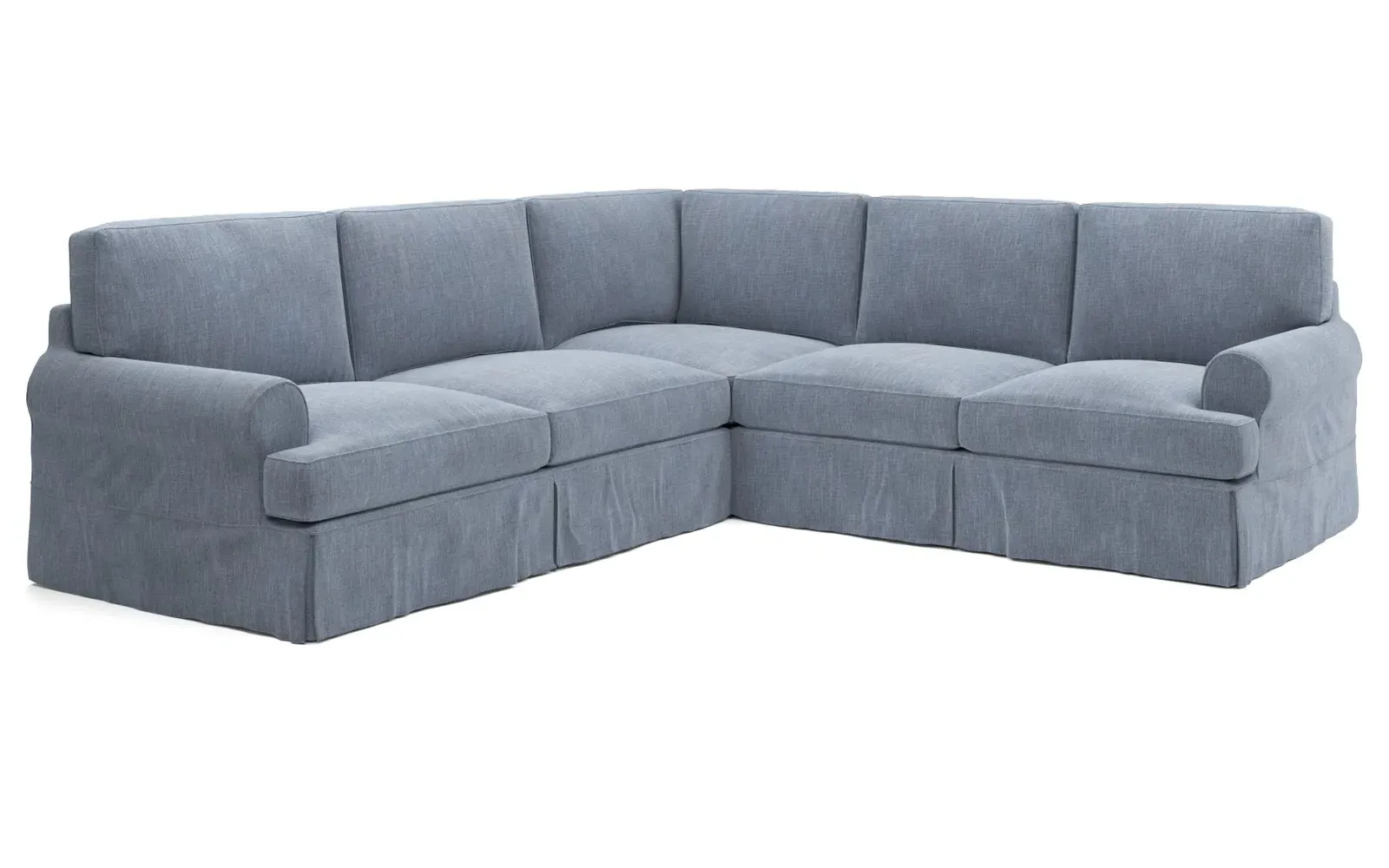 Erving L-Shaped Corner Sectional - Nantucket Blue