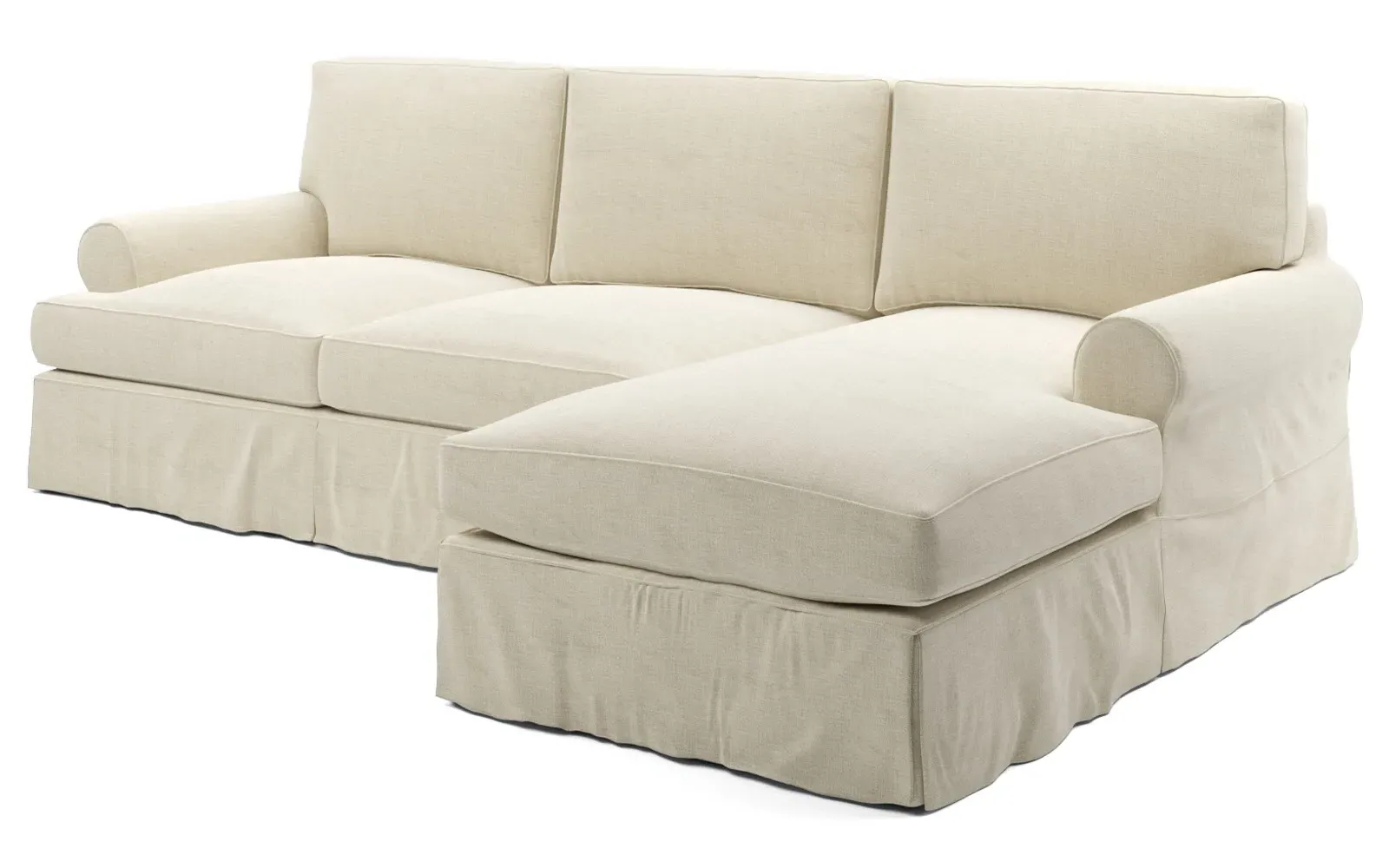 Erving Left Chaise Sectional - Sea Salt