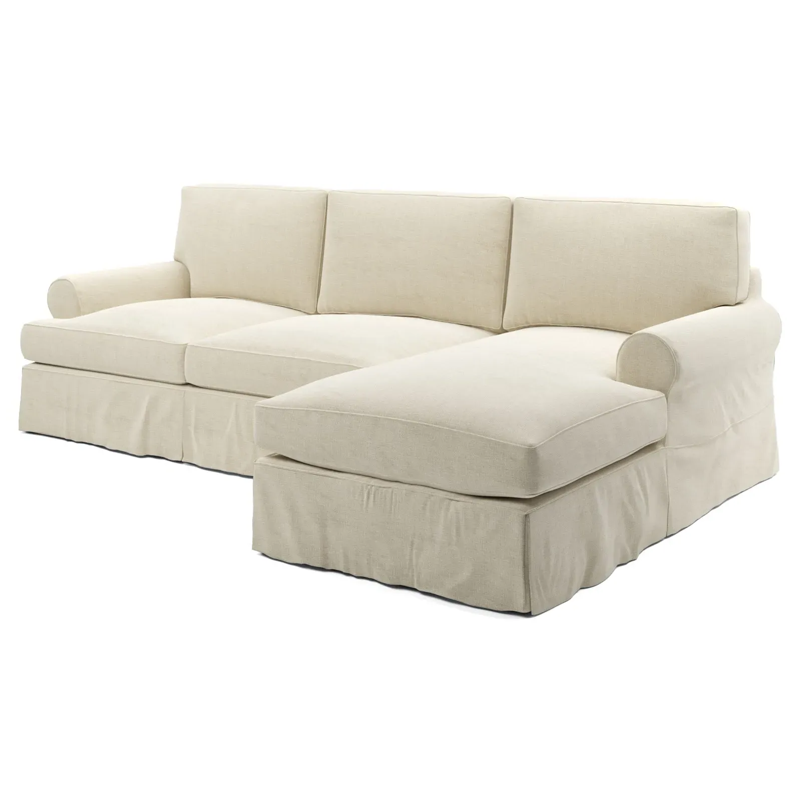 Erving Left Chaise Sectional - Sea Salt