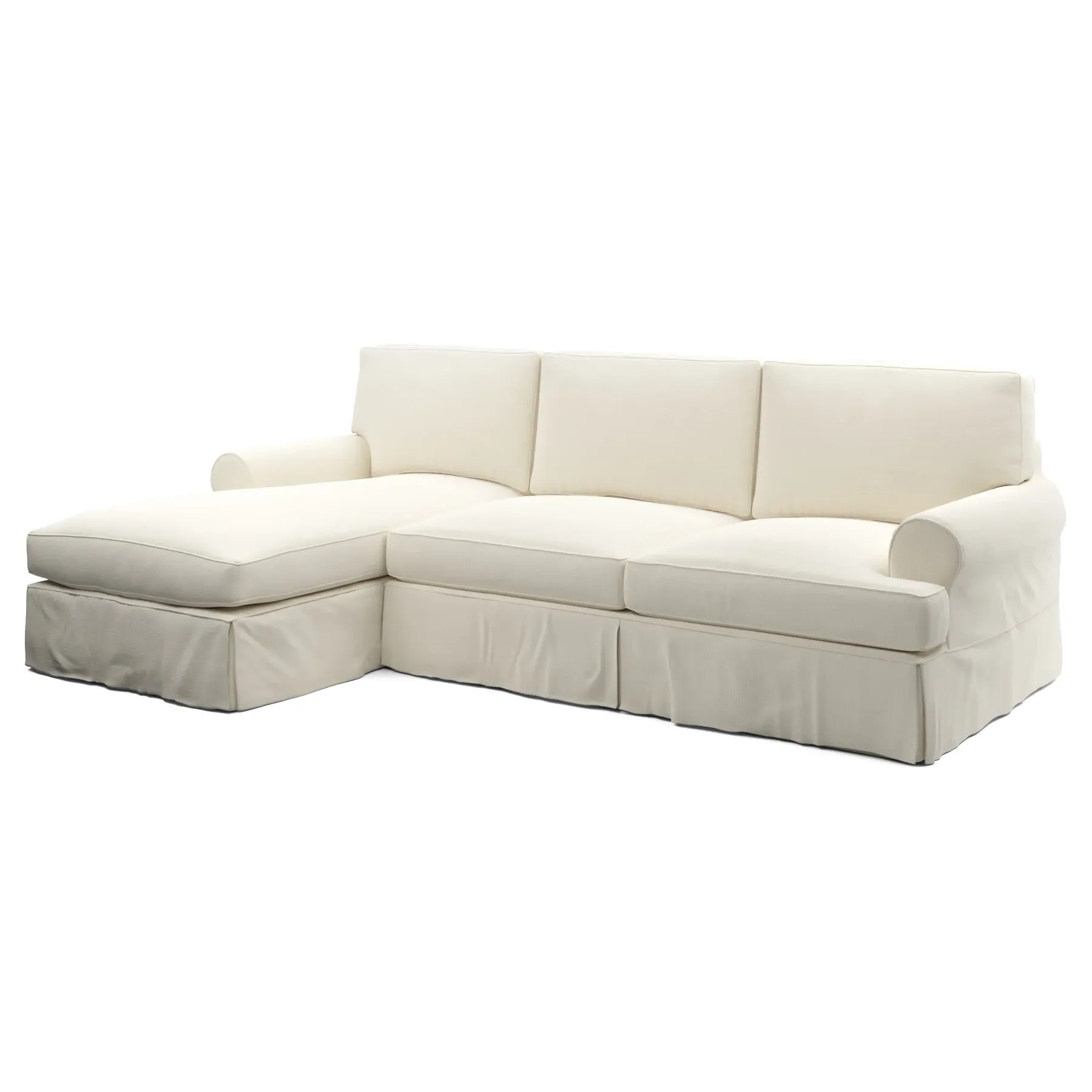 Erving Right Chaise Sectional - Marshmallow