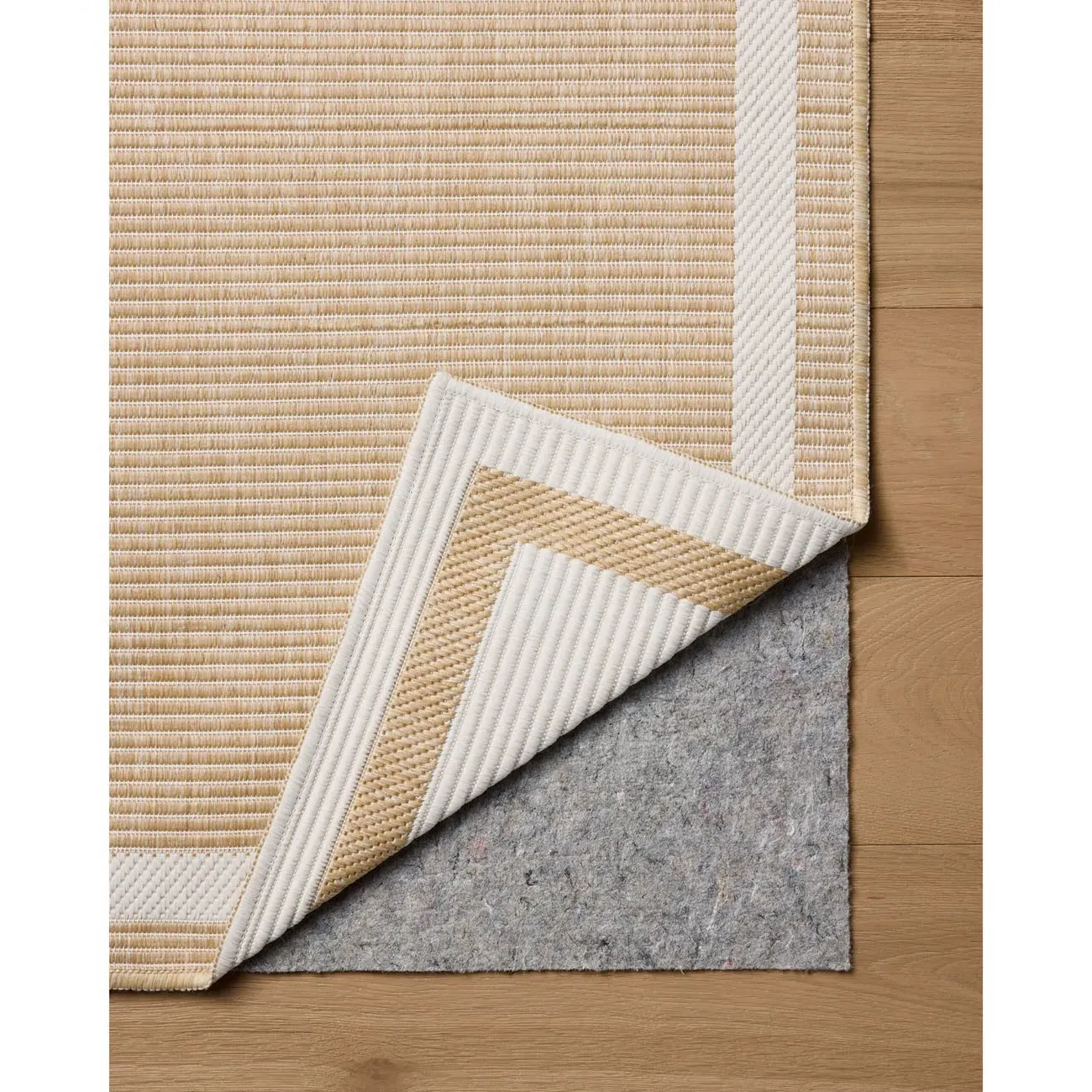 Esme Border Indoor Outdoor Rug - Beige, Polypropylene