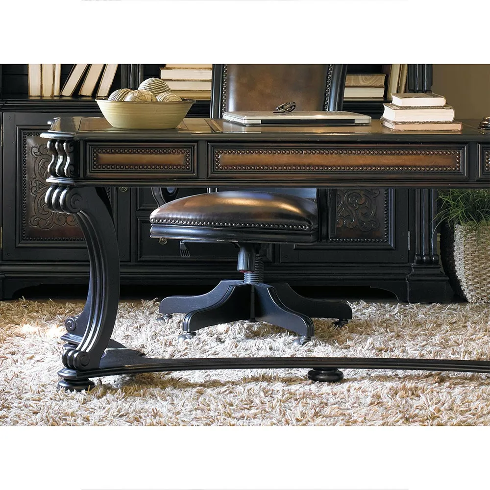 Estelle Writing Desk - Black, Wood