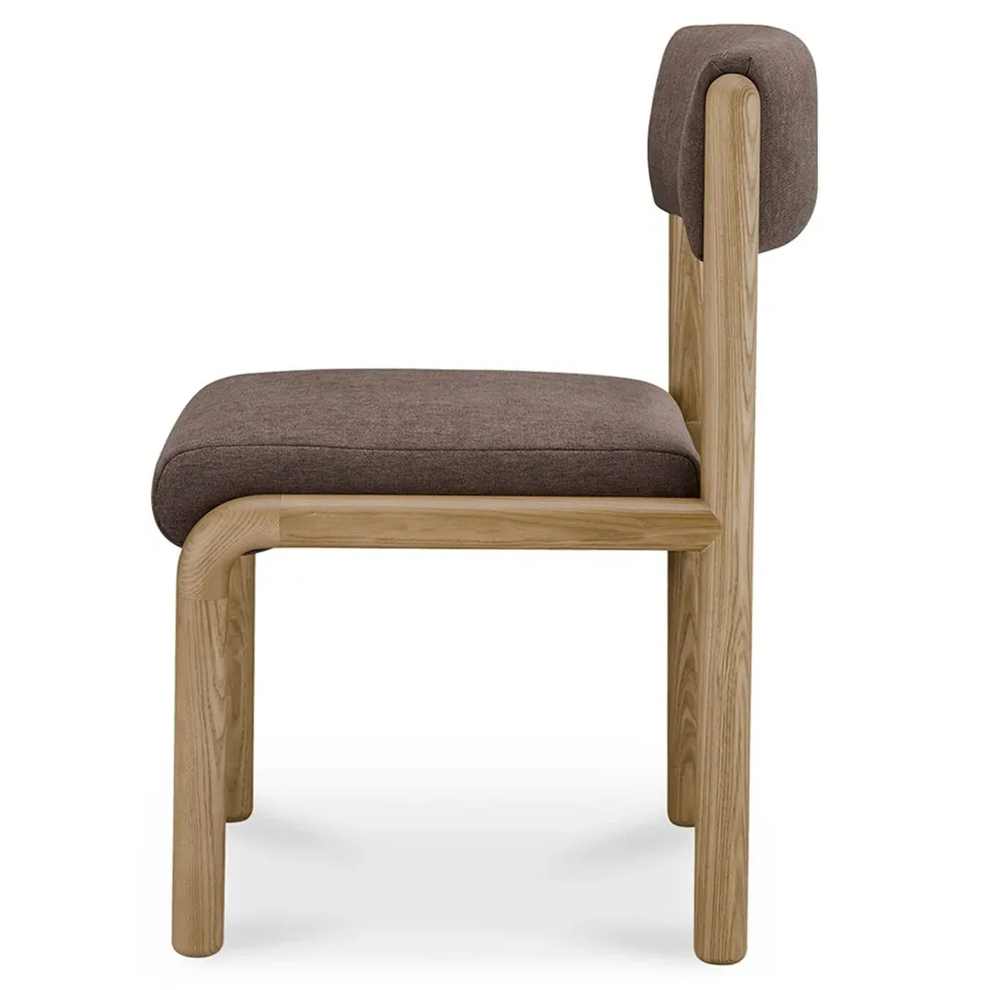 Ethan Dining Chair Set of 2 - Brown, Ash Wood