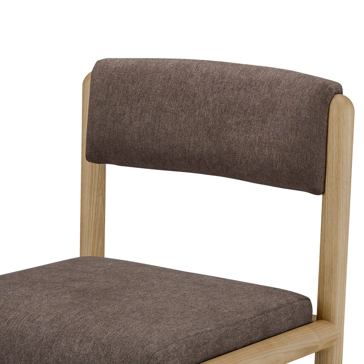 Ethan Dining Chair Set of 2 - Brown, Ash Wood