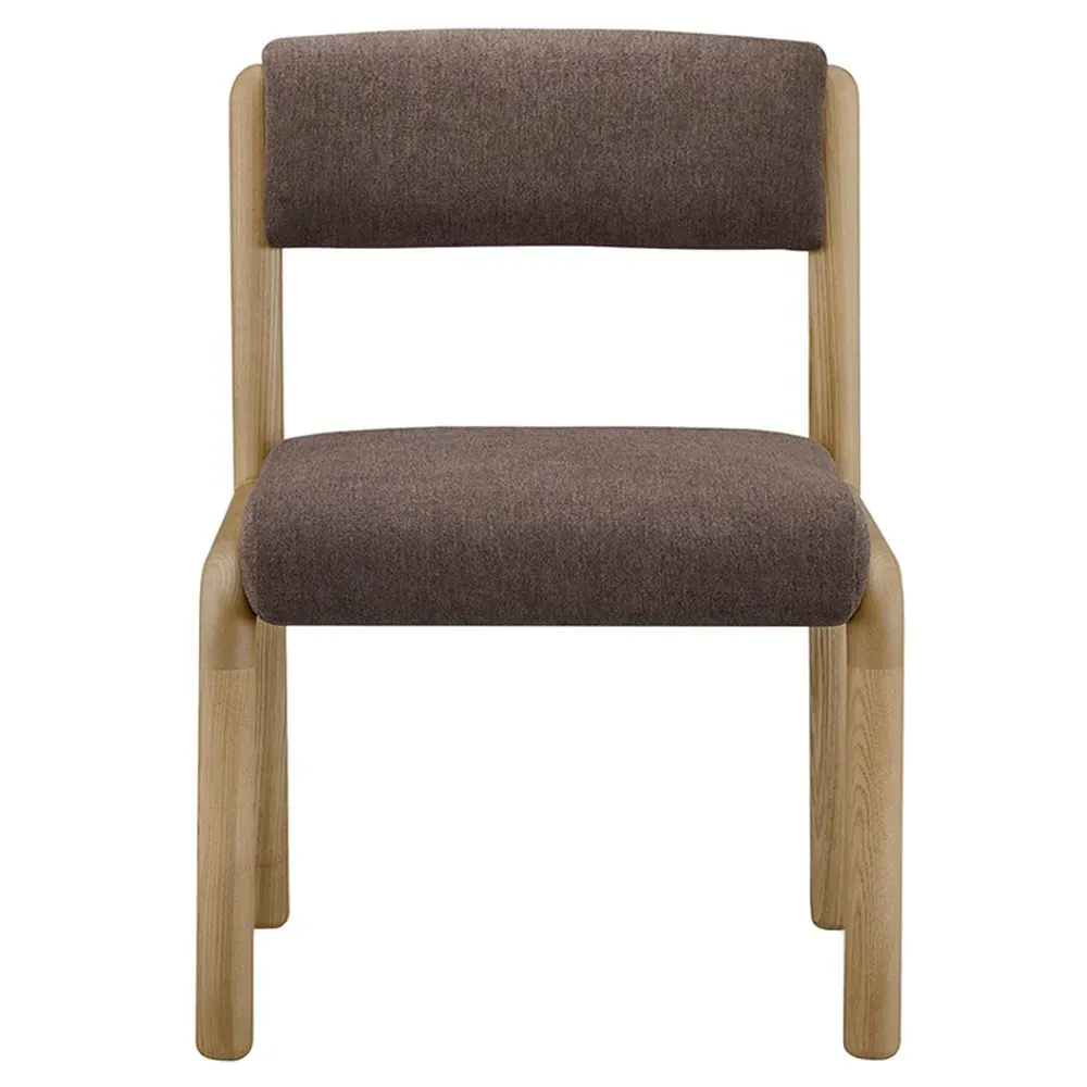 Ethan Dining Chair Set of 2 - Brown, Ash Wood image