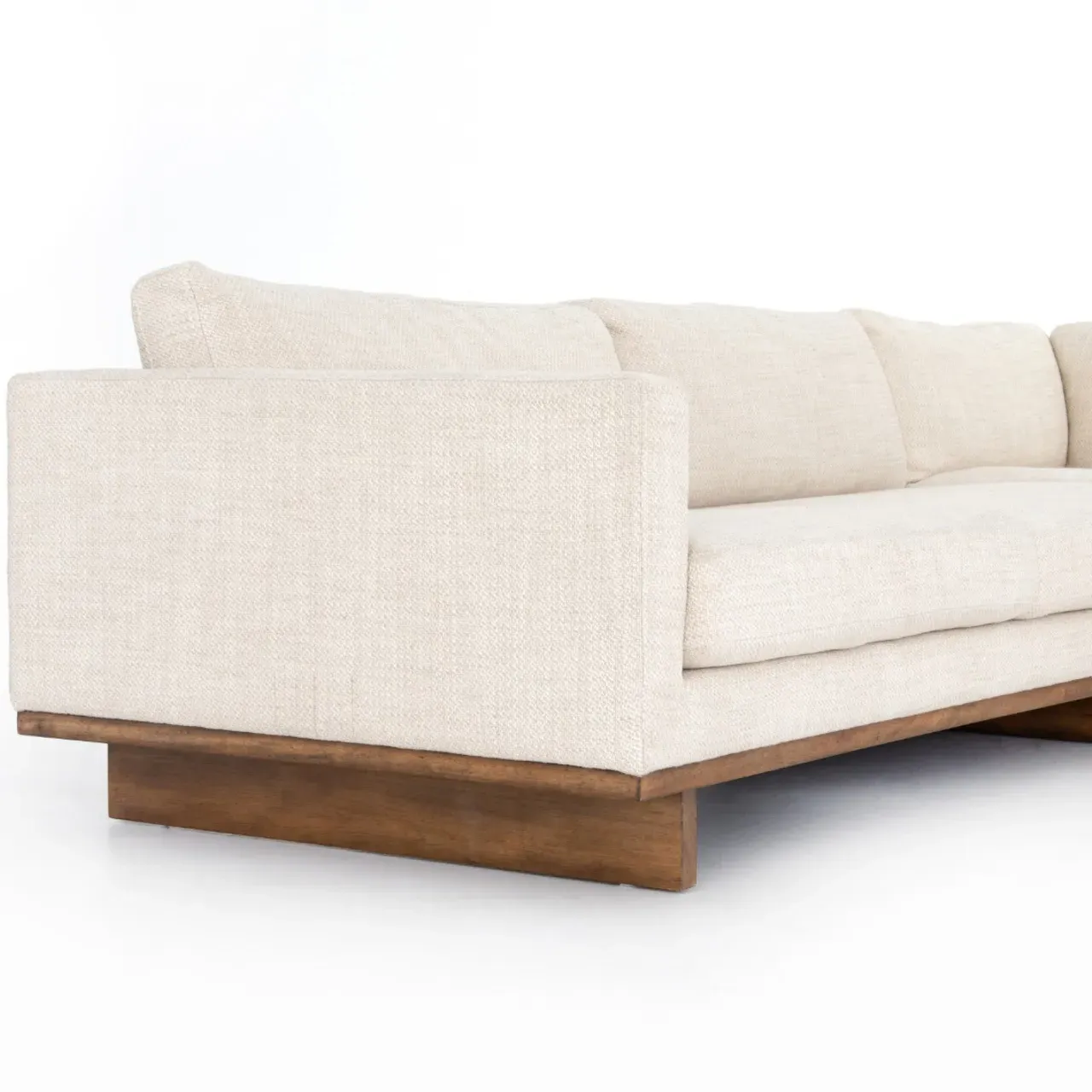 Ethan Left Chaise Sectional Sofa - Cream