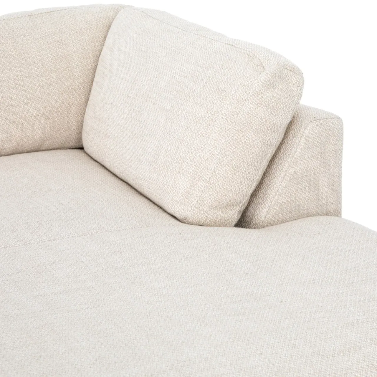 Ethan Left Chaise Sectional Sofa - Cream