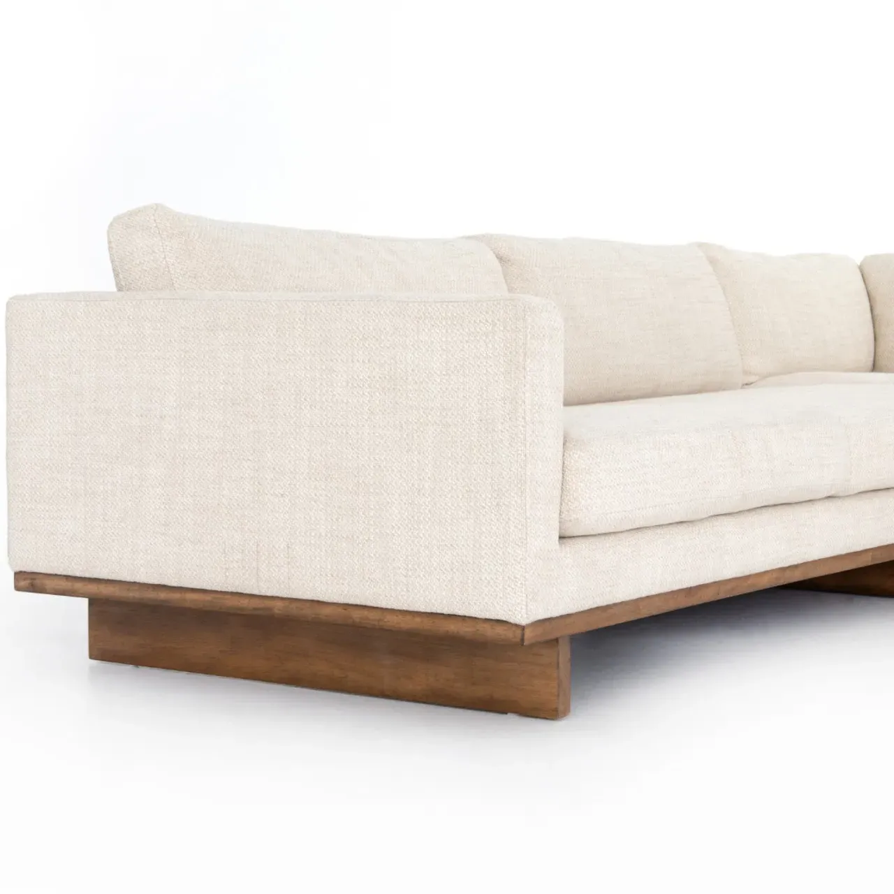 Ethan Left Chaise Sectional Sofa - Cream