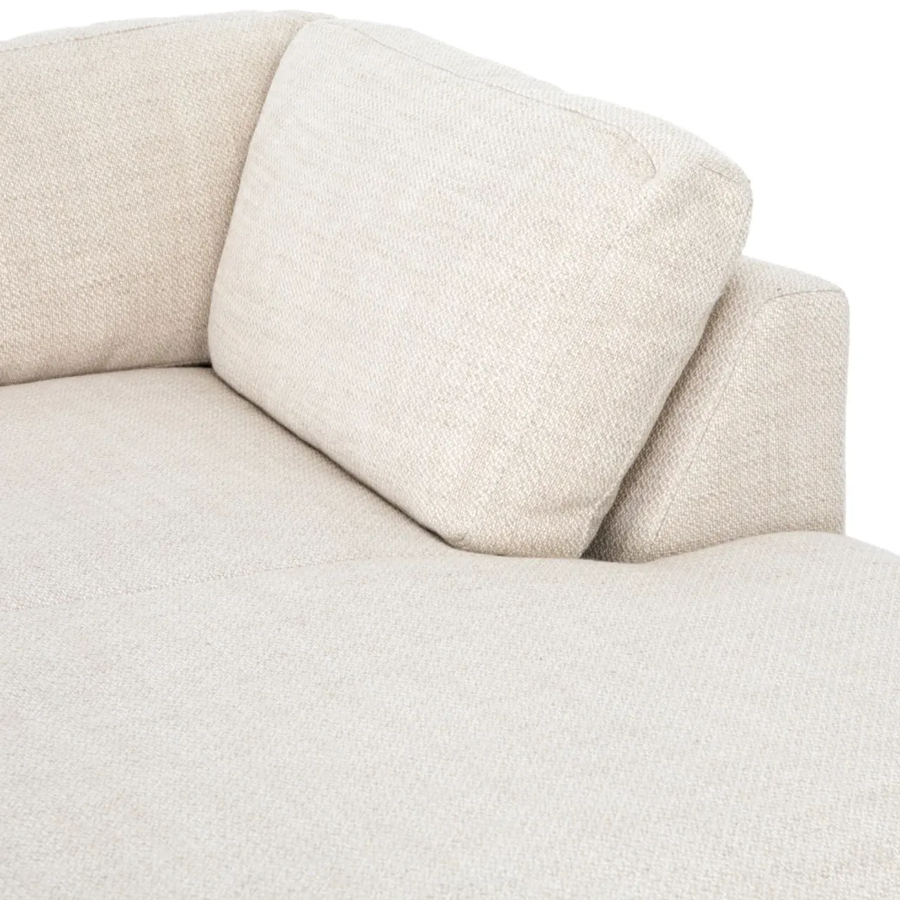 Ethan Left Chaise Sectional Sofa - Cream