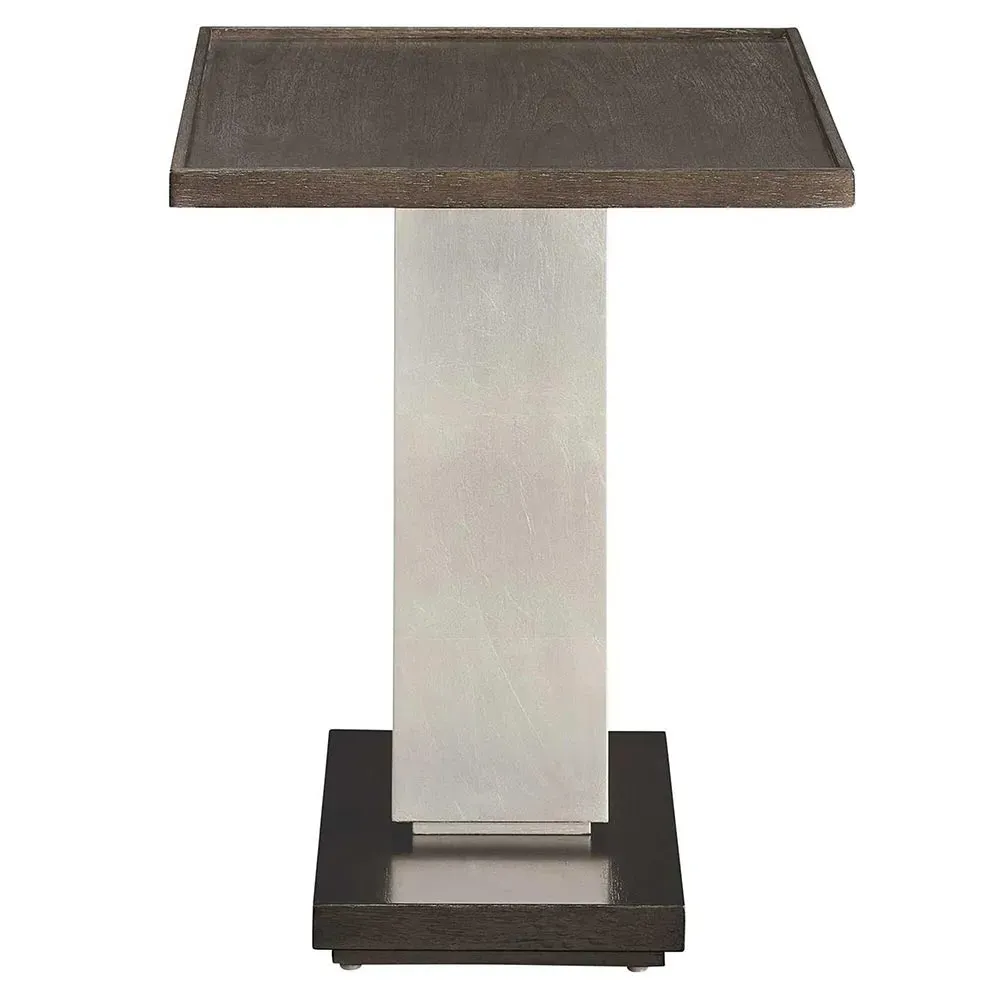 Ethan Rectangular C Side Table - Brown, Walnut