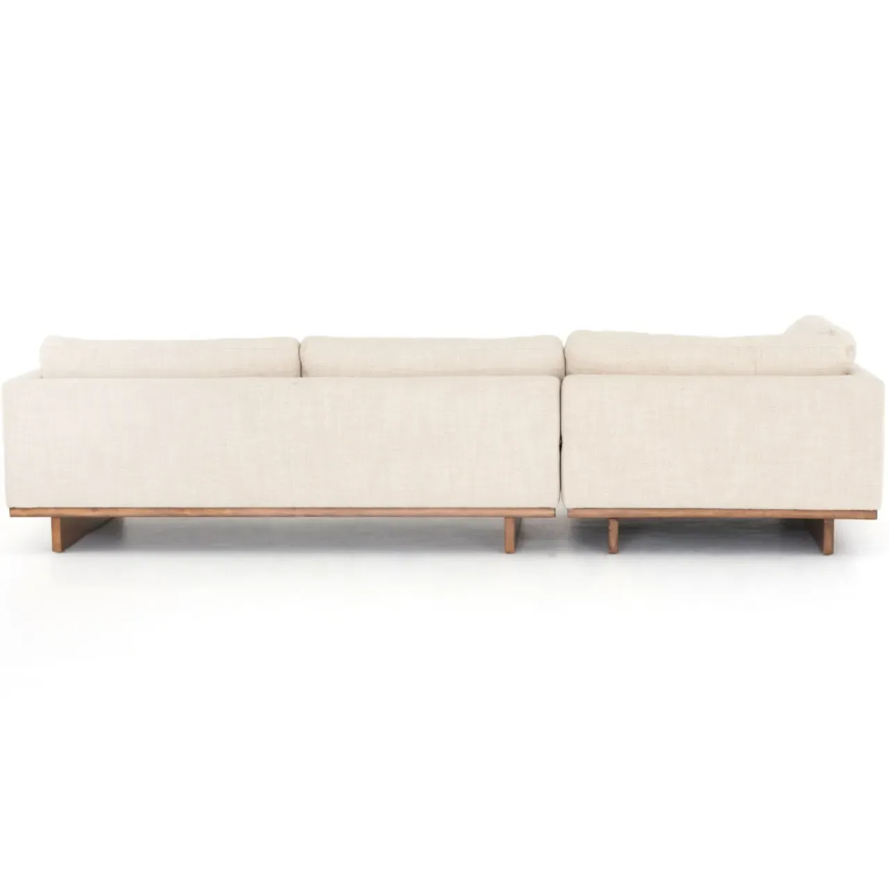 Ethan Right Chaise Sectional Sofa - Cream