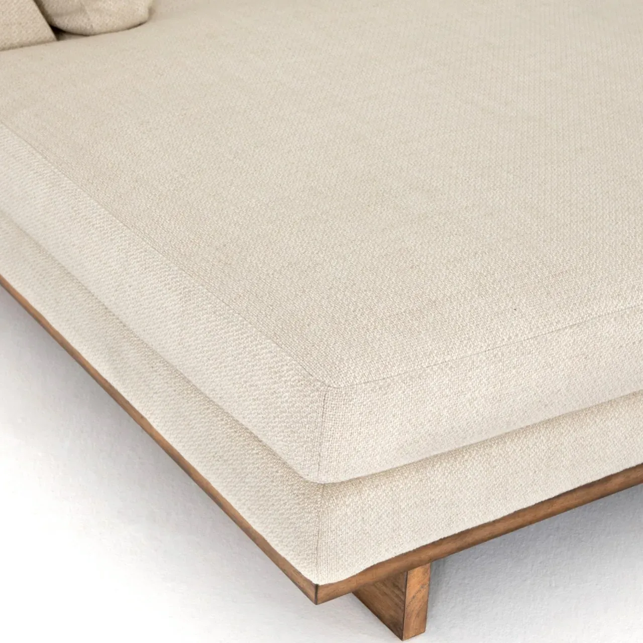 Ethan Right Chaise Sectional Sofa - Cream