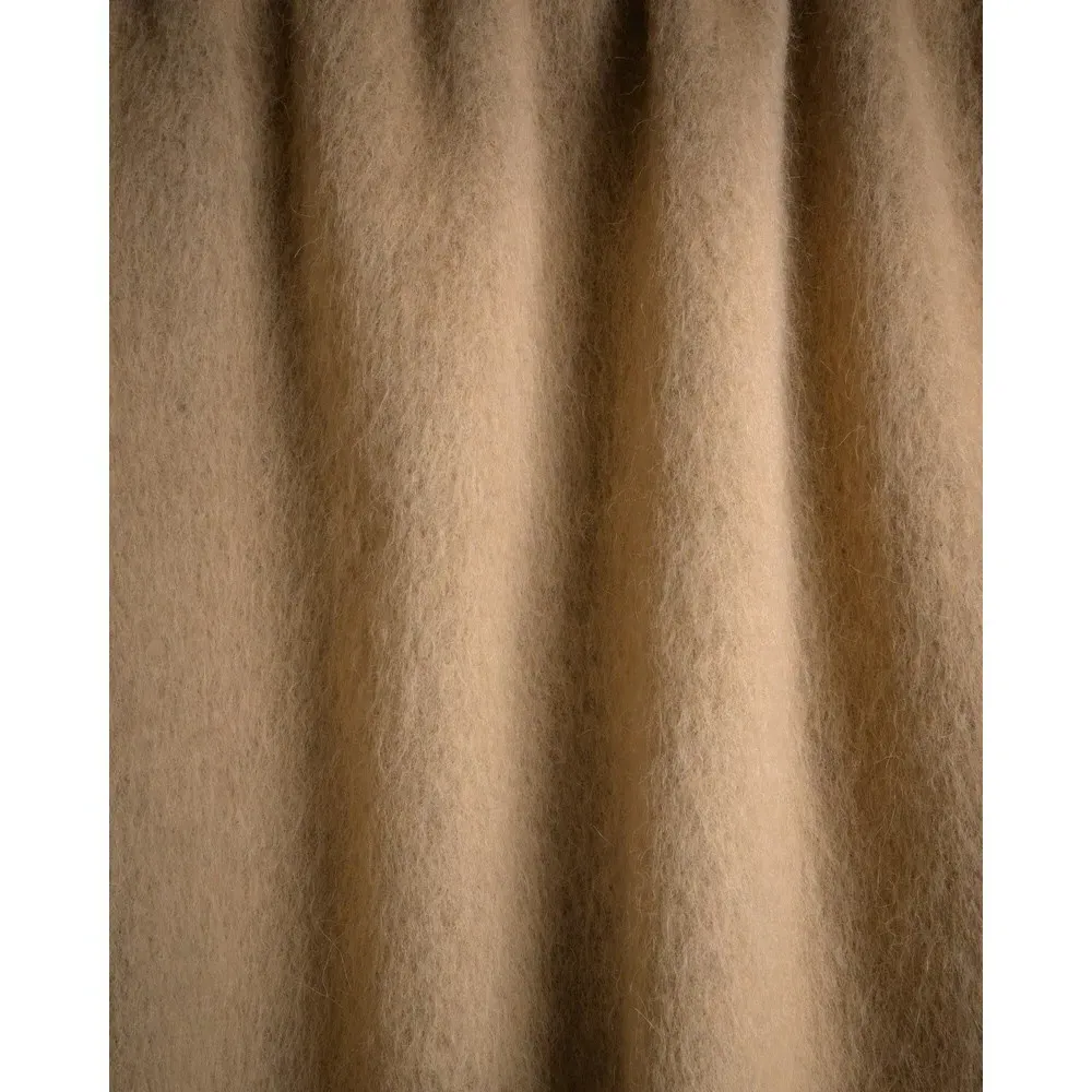 Ethan Woven Throw Blanket - Brown, Wool
