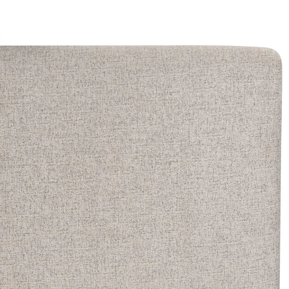 Eugene King Size Bed Frame - Beige, Boucle