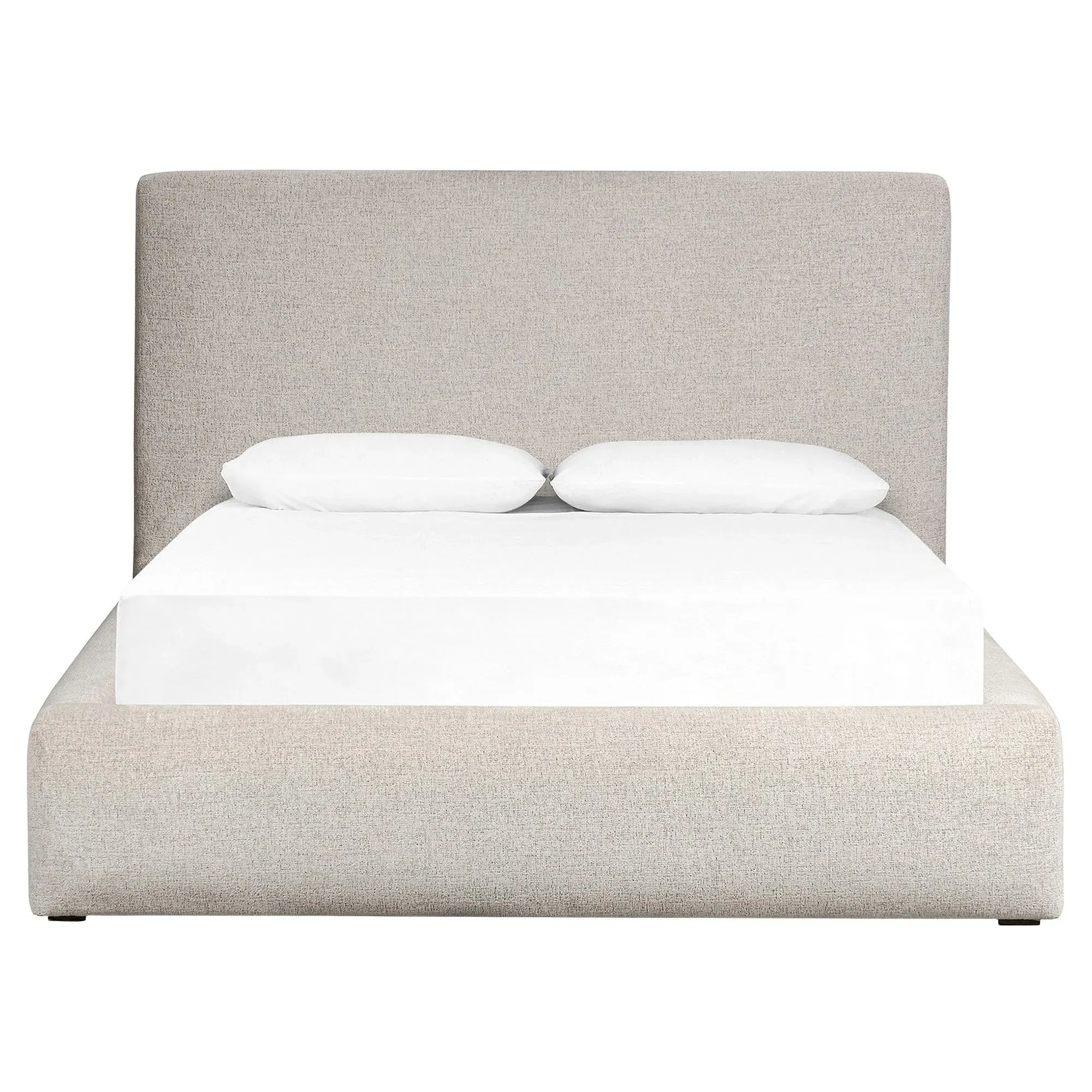 Eugene King Size Bed Frame - Beige, Boucle