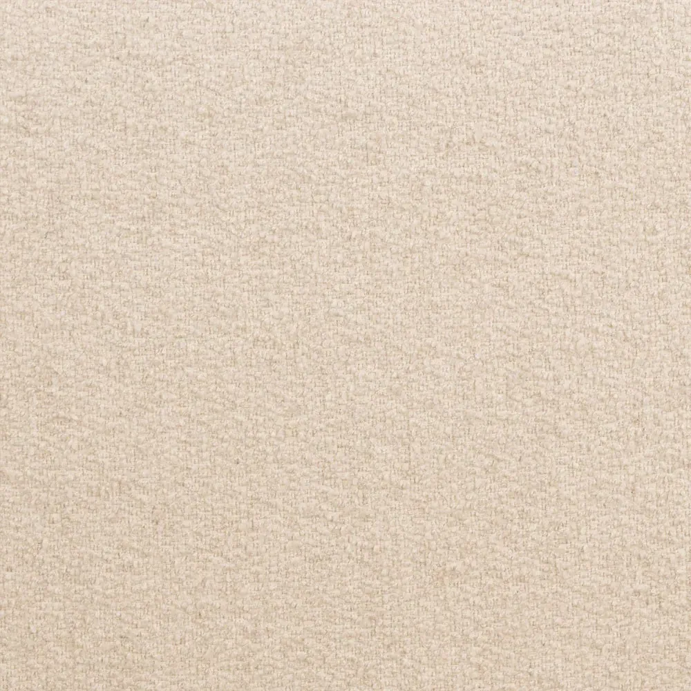 Eugene Queen Size Bed Frame - Cream, Boucle