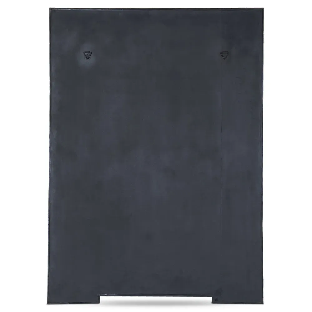 Euna Floor Mirror - Black, Aluminum