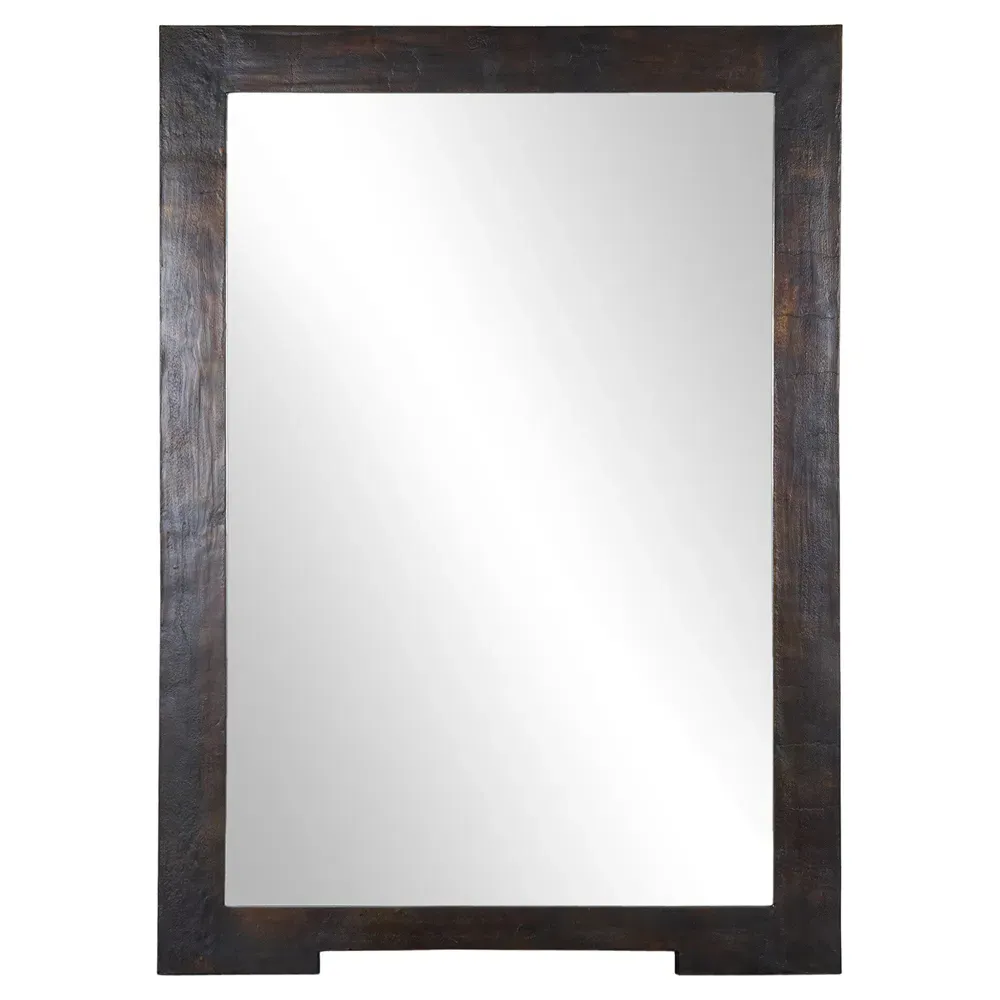Euna Floor Mirror - Black, Aluminum image