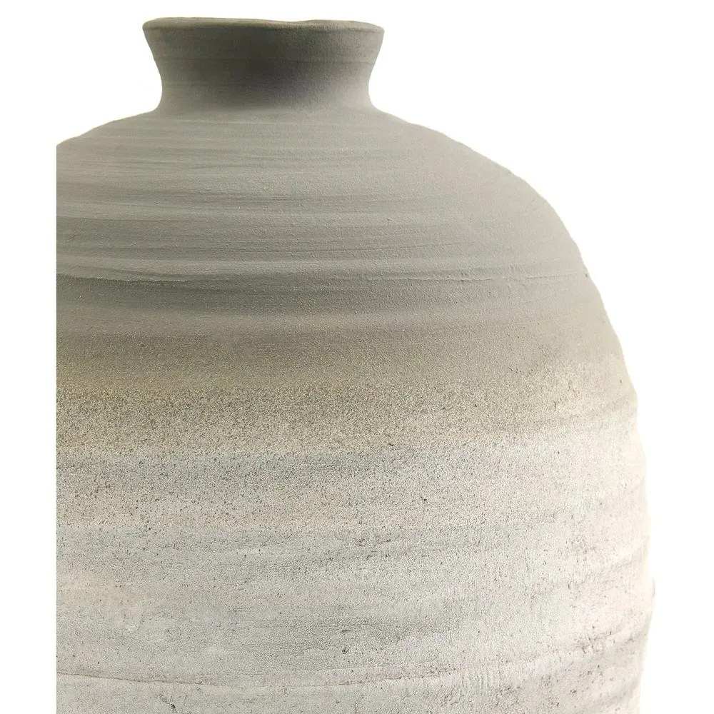 Evander Ceramic Table Vase - Grey