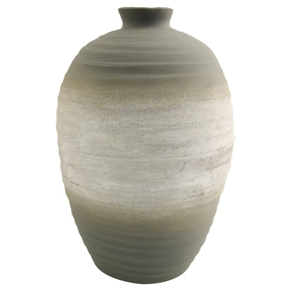 Evander Ceramic Table Vase - Grey