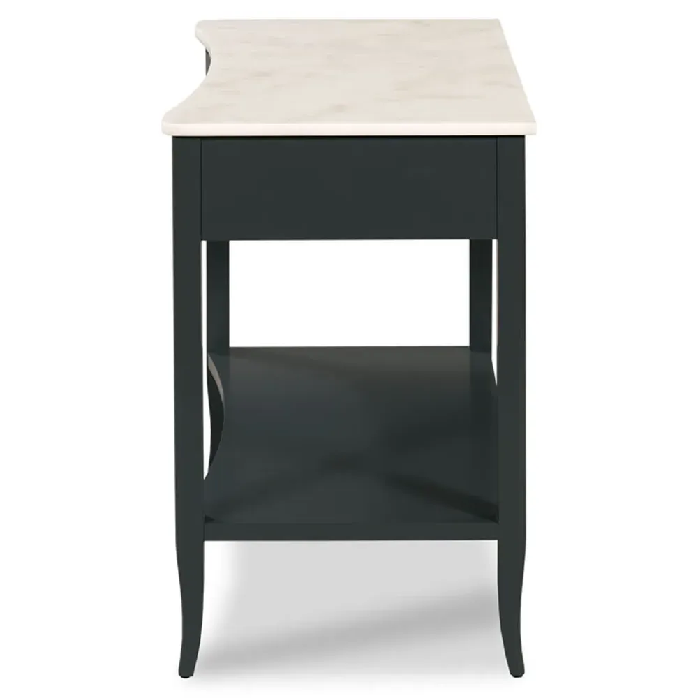 Eve Nightstand with Drawer - Black, Stone