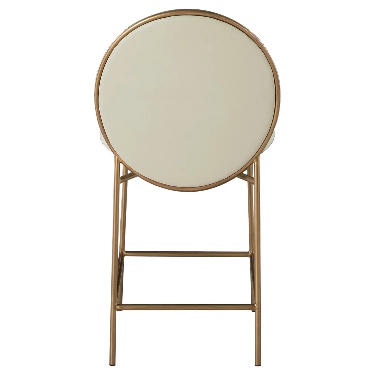 Evelyn Counter Stool - Cream, Faux Leather