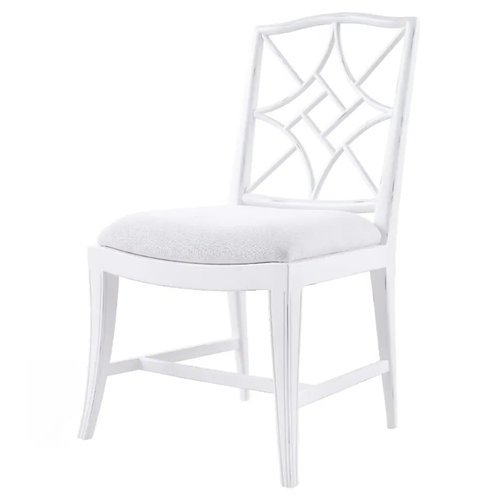 Evelyn Dining Chair - Eggshell White, Linen image