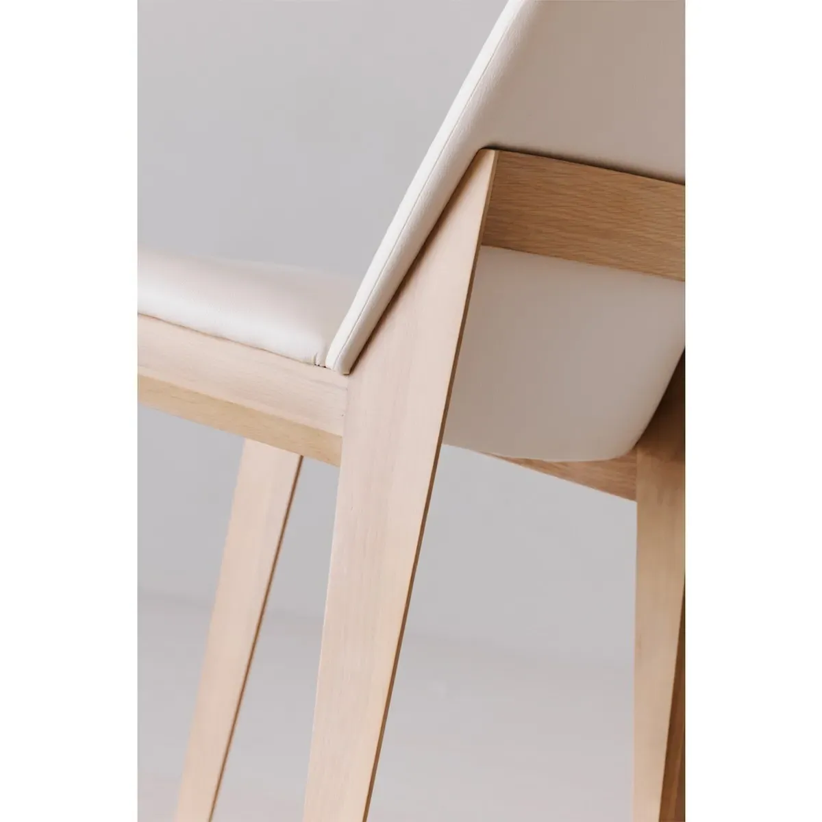 Everlee Dining Chair Set of 2 - White, Oak