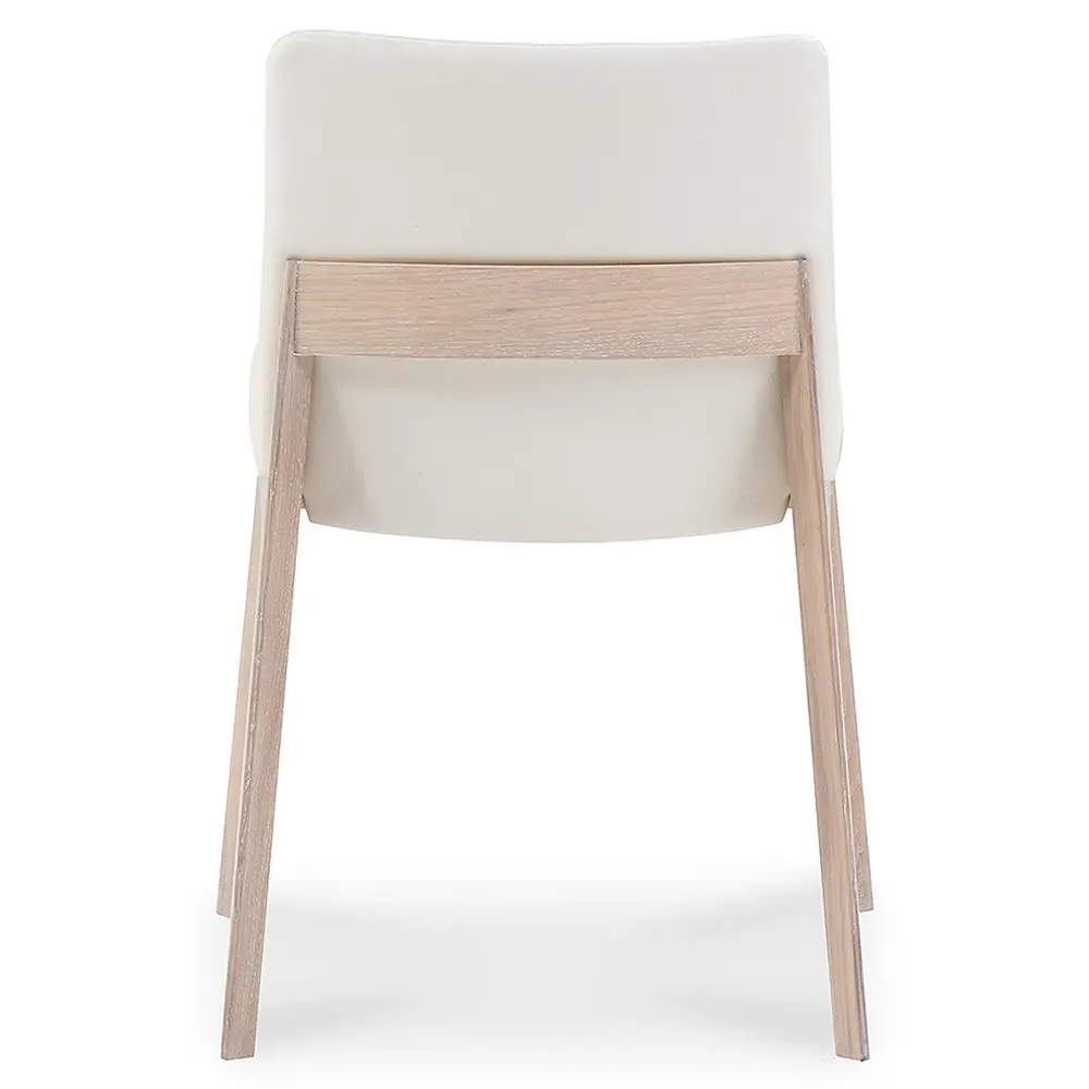 Everlee Dining Chair Set of 2 - White, Oak